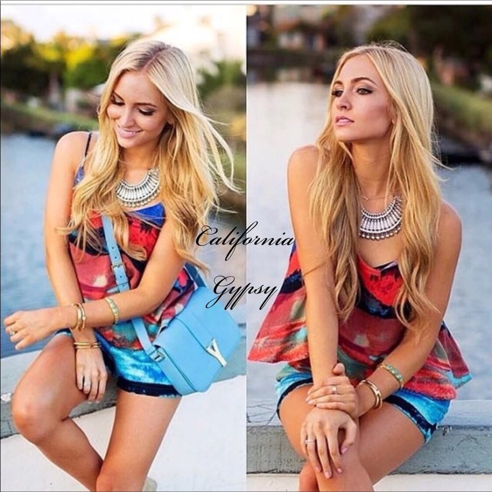 LAST ONE Bohemian Silver Statement Necklace - Picture 7 of 7